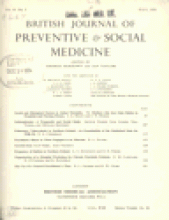 British Journal of Preventive & Social Medicine: 10 (3)
