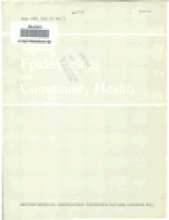 Journal of Epidemiology and Community Health: 35 (2)