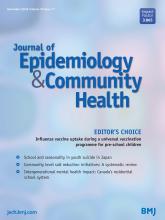 Journal of Epidemiology and Community Health: 70 (11)