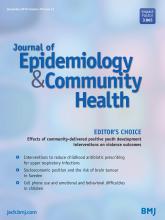 Journal of Epidemiology and Community Health: 70 (12)